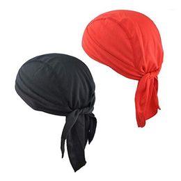 Sweat Wicking Beanie Cycling Cap Head Scarf Quick-Drying Pirate Hats for Men Women Running Riding Bandana Headscarf Ciclismo Pir1254z