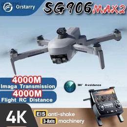 Drones 2024 NEW SG906 MAX2 Professional FPV EIS 4K Camera Drones 3-Axis Gimbal Brushless GPS Quadcopter Obstacle Avoidance ALL BEAST 3E YQ240129