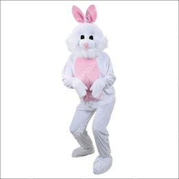 Cute Rabbit Mascot Costume Cartoon Character Outfits Halloween Christmas Fancy Party Dress Adult Size Birthday Outdoor Outfit Suit