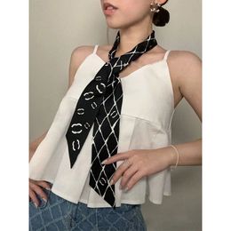 Designer Scarf 100% Silk For Women Luxury Fashion Design Letter C Size120*6cm Professional Decorative Scarf Strip Bag Decoration