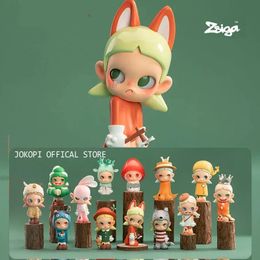 POP MART Zsiga Forest Walk Series Blind Box Toys Kawaii Anime Action Figure Caixa Caja Surprise Mystery Dolls Girls Gift 240126