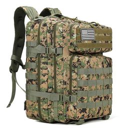 Hiking Bags Military Tactical Backpack Men Waterproof Large Capacity Bags Assault Pack For Camping Hunting Trekking Men Rucksacks YQ240129