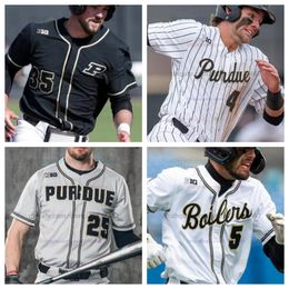 Custom College baseball jersey all stitched Purdue Boilermakers Mike Bolton Jr. Luke Wagner Thomas Green Weston Gingerich Camden Gasser Davis Pratt Camden Melvin