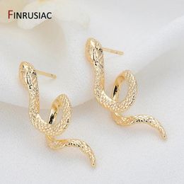 Stud Earrings Design Gold-Plated Snake Shaped And Ant Womens Animal Personality Jewellery Wholesale