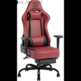 Other Furniture JOYFLY Gaming Chairs with Footrest Ergonomic High Back for Adults Teens Reclining Computer wit Q240129