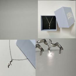 2024 New S925 Sterling Silver Fashionable Style Unique Design Latest Taylor 1989 TS Seagull Necklace Pendant with Packaging Gift