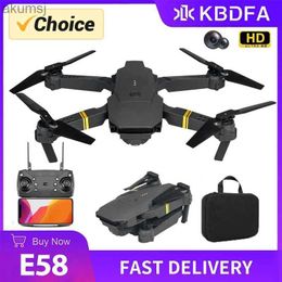 Drones KBDFA NEW E58 Mini Drone WiFi FPV Altitude Hold Foldable Quadcopter with Battery 1080P 4K HD Camera RC Helicopter Toys Dron Gift YQ240128