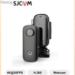 Sports Action Video Cameras SJCAM C100 Plus Action Camera Thumb Camera 4K 30FPS H.265 WiFi 30M Waterproof Sports DV Webcam YQ240129