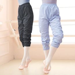 Soft Ballet Warm Up Pants Loose Adult Training Pants Sweating Pre Heating Pants Strap Training Gymnastics Dress Dance Pants 240119