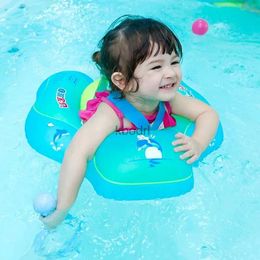 Other Pools SpasHG Baby Swim Ring Inflatable Handrail Floating Children's Swimming Pool Accessories Round Bathtub Inflatable Children's Water Toys YQ240129