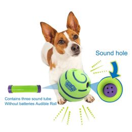 Toys 10/14cm Dog Toy Fun Giggle Sounds Ball Pet Cat Dog Toys Silicon Jumping Interactive Toy Training Ball for Small Large Dogs