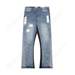 Global ünlü marka Chromees Hearts Galeriler Tasarımcı Kot Pantolon Slim Pants Ripped Biker Motosiklet Denim Moda Lüks Chromees Hearts gömlek 9348