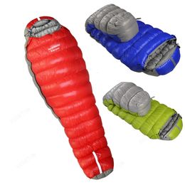 Oversized Mummy Goose Down Sleeping Bag Winter Down Sleeping Bag Very Warm For Camping And Hiking 240122