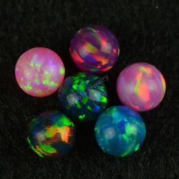 Beads Sale 92 Colours 3mm Synthetic Opal Ball No Hole or Drilled Hole Beads for Diy Jewellery Design