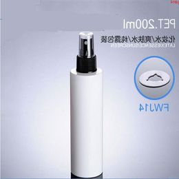Wholesale 300pcs/lot Capacity 200ml Empty PET White Bottle with Sprayer For Cosmetic Packaging FWJ15goods Xgfsd