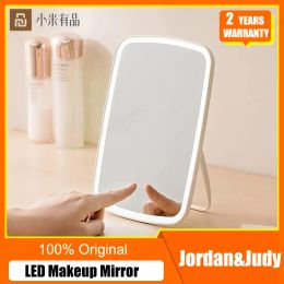 Mirrors &judy Led Makeup Mirror Portable Desktop Light Usb Rechargeable Folding Touch Dimmable Lamp