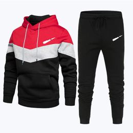 Hot Sale Men Tracksuit Sweat Suits Sports Suit Men Hoodies Jackets Tracksuits Jogger Suits Jacket Pants Sets Men Jacket Sporting Suit sets