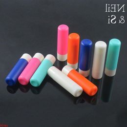 4g Plastic Lipstick Bottle Empty Lip Pomade Tube DIY Batom Cream Bottles Candy colors Free Shippinggood qtys Nrspo