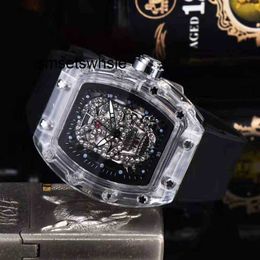 Automatic Mechanical Watches Designer Luxury Superclone Mechanical Brand Wrist Multi-function Skull Diamond Style Male Casual