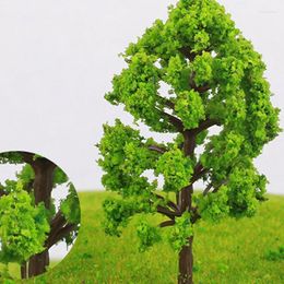 Garden Decorations Model Trees Landscape Layout Props Scenery Simulation Artificial Decoration Display Green Mini Railway 10pcs