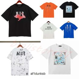 Couples Let amari Fashion amirl Limited amirlies Street am Shirt amis Tshirt imiri Edition amiiri Tees Mens Wear Summer Womens Brand T Splashink Shirt Designer IRCJ