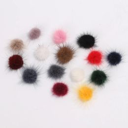 Rings 80pcs 3.2cm High Quality Mink Fur Ball Pompoms for Ring Earring Shoes Clothes Diy Jewelry Findings