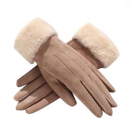 Cycling Gloves Winter Keep Warm Touch Screen Hand Protection Warmers Work For Women Girl