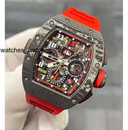 Mens Watch RM Wrist Watch Richardmillie Wristwatch Rm11-02 Ntpt Limited Edition Commemorative Fashion Leisure Business