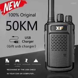 Walkie Talkie XF-888S 8W 5200mAh Two-way Radio UHF 400-470MHz 16CH Walkie-talkie Radios Transceiver Match Baofeng