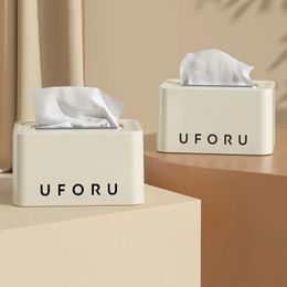 Creative Spring Tissue Box For Household High-End Light Luxury Creamy Style Living Room Bathroom Tabletop Lifting Paper 240127