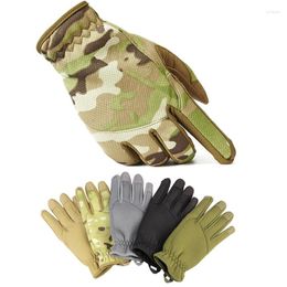 Cycling Gloves Outdoor Sports Motorcycle Shooting Hunting Camouflage Full Finger Tactical