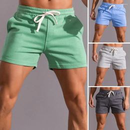 Men's Shorts Lightweight Men Casual Elastic Waist Soft Breathable Sports With Drawstring For