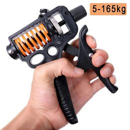 5-165kg Adjustable Heavy Hand Grip Strengthener Finger Expander Arm Wrist Forearm Trainers Fitness Steel Spring Exercise 240129