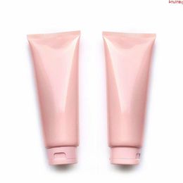 200ml 200g 25pcs Empty Pink Cosmetic Soft Tube Plastic Lotion Shampoo Cream Squeeze Packaging Flip Lid Bottle Containergood high qualti Teie