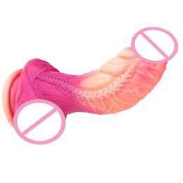 Dildos Makeup and Masturbation Device with Gradual Meaty Imitation Fake for Women Liquid Silicone Adult Sexual Products