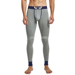 Mens Thermal Underwear SEOBEAN Mens Bottoms Autumn And Winter Keep Warm Trousers Leggings Long Johns Sleepwear 231027