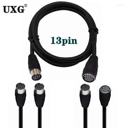 Computer Cables DIN 13Pin Cable Male To Female 13-Pin Extended Large 13P Beauty Equipment Line Stage Atomizer Cord 1m 1.5m 3m