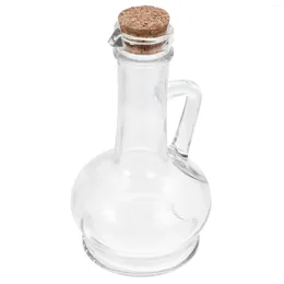 Dinnerware Sets -grade Oil Bottle With Handle Clear Glass Container Kitchen Dispenser