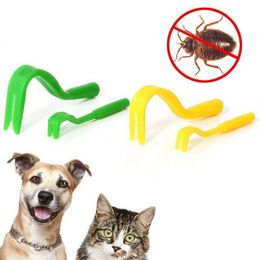 New Tick Removal Tool Twister Remover For Human Dogs Cats Ticks Twist Painless 2 pcs set Tcvnd Psrvl