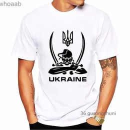 Men's T-Shirts New Cute Cool Ukraine T-Shirt Ukrainian Man T Shirt Harajuku Short Sleeve T-Shirts Streetwear Summer Tops 240130