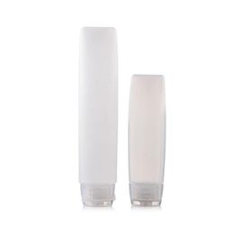 30ml 50ml Transparent Soft Tube Empty Clear Cosmetic Cream Lotion Shampoo Facial Cleanser Containers 20pcs/lot Iexax