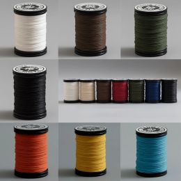 &equipments Round Waxed Thread Strong Polyester Cord Wax Coated Strings for Leather Craft Repair Shoes Sewing DIY Tools Wallet Saddle