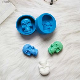 Ice Cream Tools Skull Shaped Silicone Mould Cube Mould Keychain Earring Pendant DIY Bracelet Necklace Jewellery YQ240130