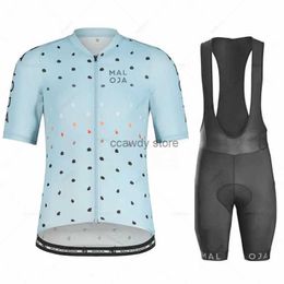 Men's Tracksuits Malojaing Summer Cycling Jersey Set Men Cycling Clothing Suits Quick Dry Bicyc Breathab Sportswear Short Seve Bike UniformH24130