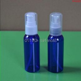 50 Pieces/ Lot Blue Plastic Empty Spray Bottle For Make Up And Skin Care Refillable Factory Wholesale Free Shippinggoods Telas