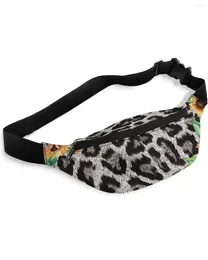 Waist Bags Animal Leopard Flower Sunflower Packs Shoulder Bag Unisex Messenger Casual Fashion Fanny Pack For Women