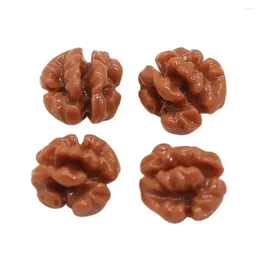 Decorative Flowers 50/100pcs Mini Artificial Walnut Fruit Vegetable For Home Wedding Decoration Cognitive Toy Props Dining Table