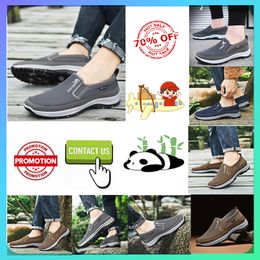 Designer Casual Platform Step on shoes for middle-aged elderly people women man work Brisk walking Autumn Comfortable wear resistant Anti slip Dad's shoes