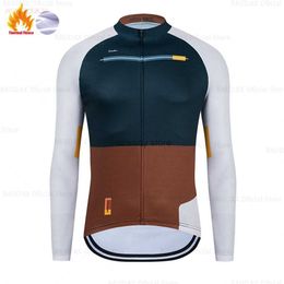 Men's T-Shirts 2024 Raudax Winter Cycling Thermal Fece Clothing Twelve Colours Top Cycling Jersey Sport Bike MTB Riding Clothing Warm JacketsH24130