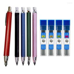 Wooden Metal School Students Painting Pencil Drawing With Cute 5.6mm Graffiti Mechanical Supplies Lead Art